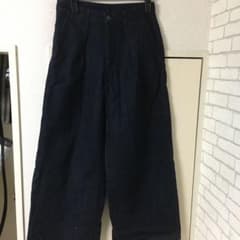 最終値下げ GU  ジーユー デニム ワイドパンツ バギージーンズのサムネイル