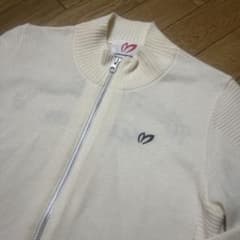 マスターバニーエディション ウール混 ニットジャケット ホワイト 1