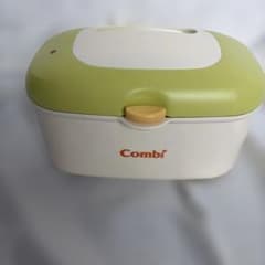 Combi おしりふきウォーマー グリーン/ホワイトのサムネイル