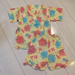 花柄コットン甚平 90サイズのサムネイル