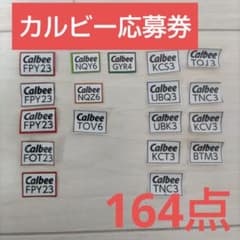 Calbee 応募券 ポイント 164 点分のサムネイル