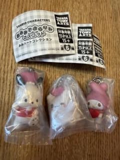 サンリオ おみみでぶらりんマスコット　ポチャッコマイメロ　はなまるおばけのサムネイル