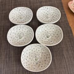 鳥文 小皿 5枚セットのサムネイル
