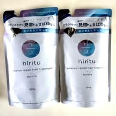 hiritu 힐리츠 균형 수리 헤어 트리트먼트 오로라 350g 2개