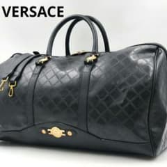 美品 高級◎】ヴェルサーチ ボストンバッグ サンバースト 2way 大容量