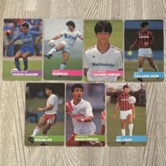 カルビー 1991-1992 サッカーカード 7枚セット - メルカリ