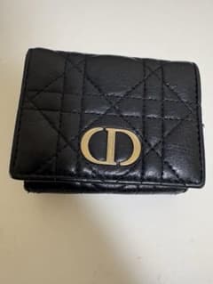 DIOR カロカナージュ　三つ折り財布のサムネイル