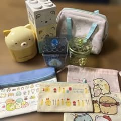 스미코구라시 소품 넣어 저금통 보냉 점심 가방 건착 파우치 펜 케이스