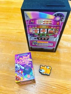 スーパーミラクルジャグラー 貯金箱、アイムジャグラー キーホルダー、ツノっち3点のサムネイル