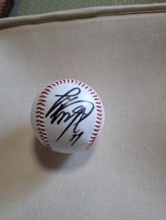 元北海道日本ハムファイターズ 大谷翔平 直筆サインボール - メルカリ