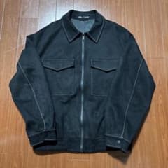ZARA スエード調 ジャケット ブラックのサムネイル