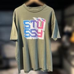 00s USA製 銀タグ STUSSY オリーブグリーン Tシャツ XL - メルカリ