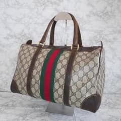 GUCCI ボストンバッグ GG柄 シェリーライン 0435のサムネイル