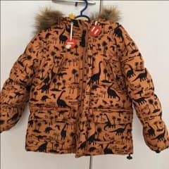 PartyParty 恐竜ガラスダウン 110 美品のサムネイル