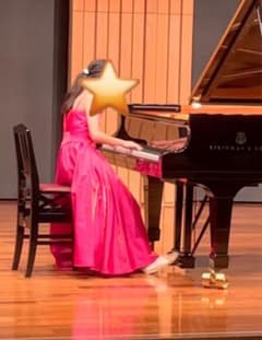 ローズピンク ロングドレス 140 コンクールのサムネイル