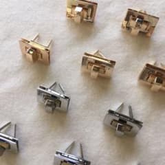 ラストセット　ひねり錠（ひねり金具）シルバーとゴールドの10個セットのサムネイル