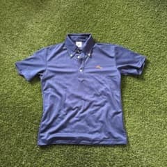 MIZUNO ポロシャツ ネイビー Mサイズのサムネイル