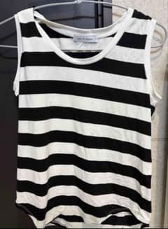 AZUL BY MOUSSY ボーダー ノースリーブ Sサイズのサムネイル