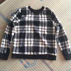 フリース 白黒チェック柄 UNIQLOのサムネイル