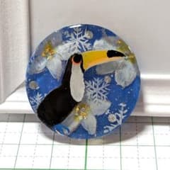 オニオオハシ レジンヘアゴム 雪 白い花 - メルカリ