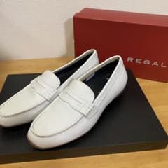 NA14 REGAL ローファー ホワイト 23.5cm - メルカリ