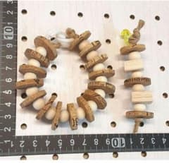29】鳥用おもちゃ 薄切りコルク 破壊系 インコ バードトイ ガジガジ