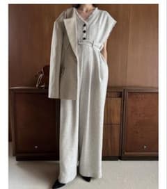 クラネ CLANE TWEED FRINGE ALL IN ONE ミント - メルカリ