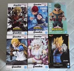 【新品未開封】Grandista フィギュア 6点セット ヒロアカ ワンピ DB