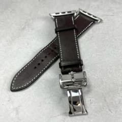 Apple Watch HERMES レザーベルト Dバックル 44～49mm - メルカリ