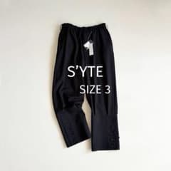 サイト S'YTE 】2way 裾ボタン イージーパンツ 黒 変形パンツ 3 - メルカリ