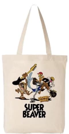 SUPER BEAVER Looney Tunes トートバッグ　ナチュラル SUPER BEAVER LooneyTunes トートバッグ - メルカリ