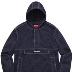 Supreme contrast stitch twill pullover Sのサムネイル