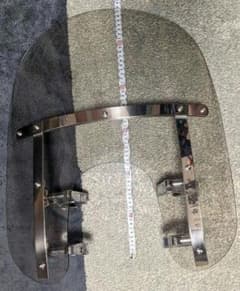 値下げ ハーレー 純正デタッチャブルシールド 美品 49mm - メルカリ