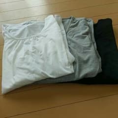 ぼーりーちゃん様。専用♥新品♥使えるsimple7部袖ロンT☆3枚組のサムネイル