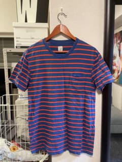 00年代　J.CREW ボーダーポケットTシャツ　好配色！のサムネイル