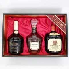 未開栓】サントリー 3本セット リザーブ オールド VSOP オープナー付き