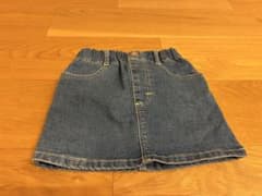 EDWIN キッズ デニムスカート 100cmのサムネイル