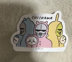 パジャマパーティーズ　ちいかわ　シール　ステッカー　うさぎ　ハチワレ　鎧　お
