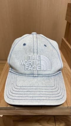 THE NORTH FACE デニムキャップ　ロゴ刺繍のサムネイル