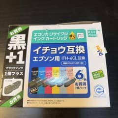 エコインク エプソン イチョウ互換 ITH-6CL+BK 7本セットのサムネイル