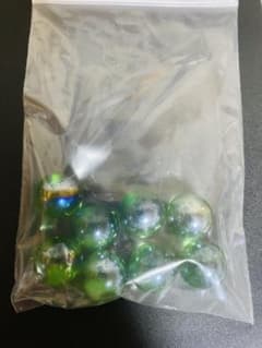 ビー玉セット グリーン系のサムネイル
