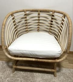 美品】IKEA BUSKBO ブスクボー パーソナルチェア クッション付き