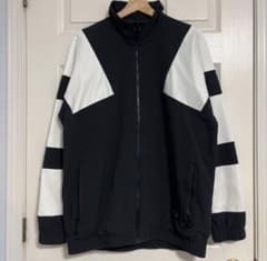 adidas nylon jacket black white