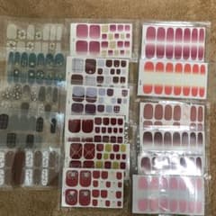 【新品未使用】ジェルネイルシール　17枚セットのサムネイル