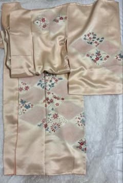 ㊳着物 訪問着 155cm正絹 中古着物のサムネイル