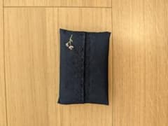 刺繍入りティッシュケース ハンカチ セット 小学校受験 向けのサムネイル