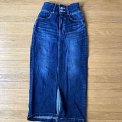 AZUL BY MOUSSY ハイウエストスリットデニムスカートxsのサムネイル