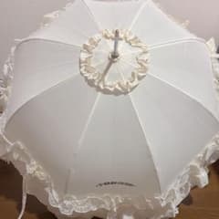 BABY 우산 양산 오프 화이트 Rococo 엄브렐러