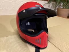 SHOEI EX-ZERO Lサイズ　赤　元箱なし　純正バイザー付のサムネイル