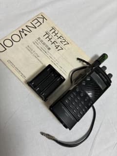 kenwood TH-F27 アマチュア無線本体 乾電池単三6本か12v電源可能 kenwood TH-F27 アマチュア無線本体 乾電池単三6本か12v電源可能